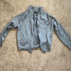 Gray Zip-Up Jacket